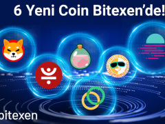 Bitexen’de 6 Yeni Kripto Para Listelendi